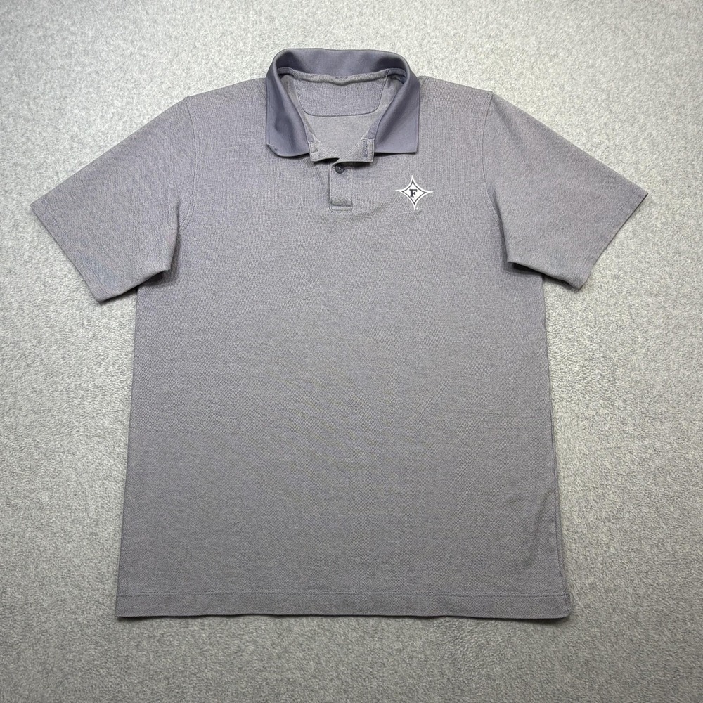 Furman Paladins Polo Shirt Mens Medium Purple NCAA Performance Golf Lululemon